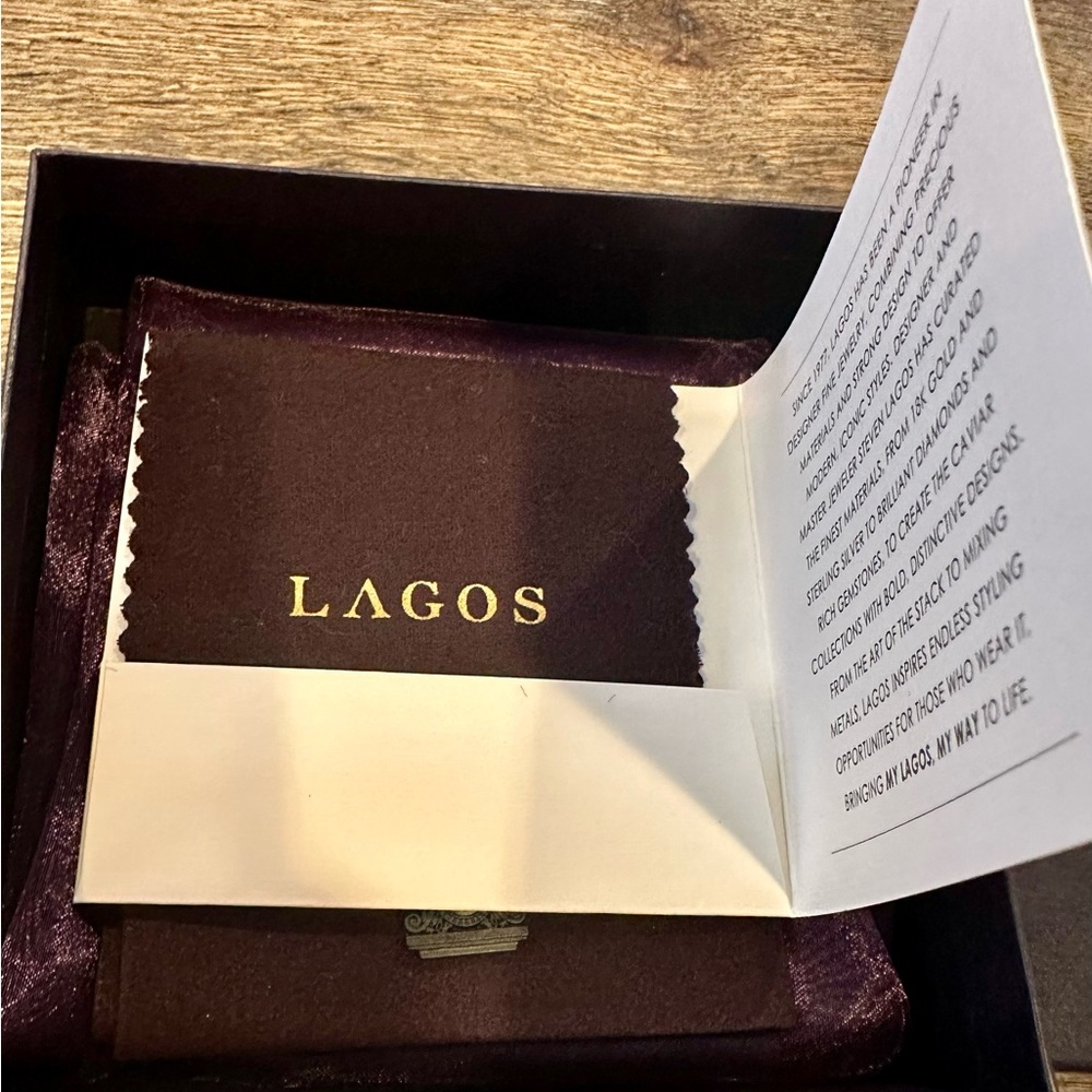LAGOS Silver Beaded Bracelet with X Accents - Picture 7 of 13